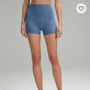 Lululemon - Align High-Rise Short - 4” - size 4 - Oasis Blue